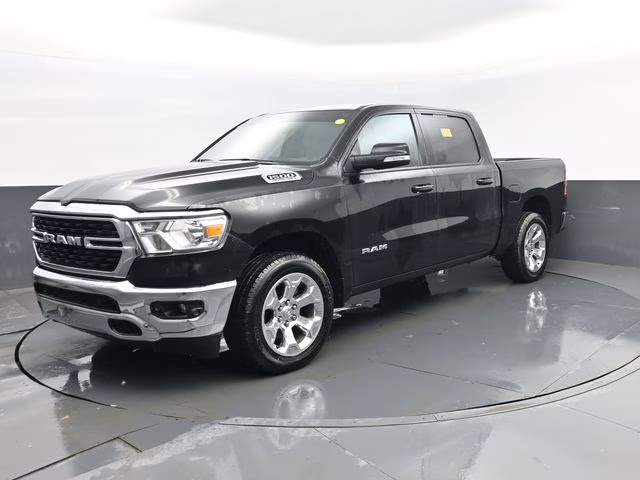 2022 Diamond Black Crystal Pearlcoat Ram 1500 Big Horn/Lone Star 4X4 Truck