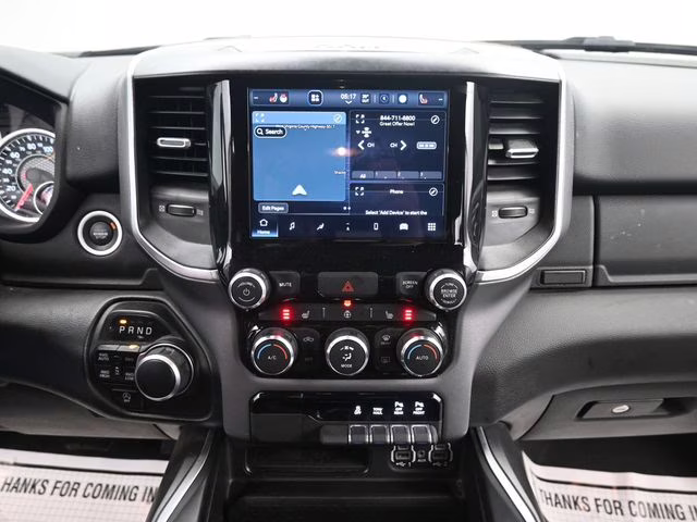 2022 Diamond Black Crystal Pearlcoat Ram 1500 Big Horn/Lone Star 4X4 Truck