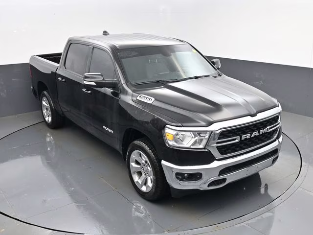 2022 Diamond Black Crystal Pearlcoat Ram 1500 Big Horn/Lone Star 4X4 Truck