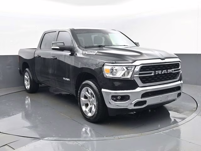2022 Diamond Black Crystal Pearlcoat Ram 1500 Big Horn/Lone Star 4X4 Truck