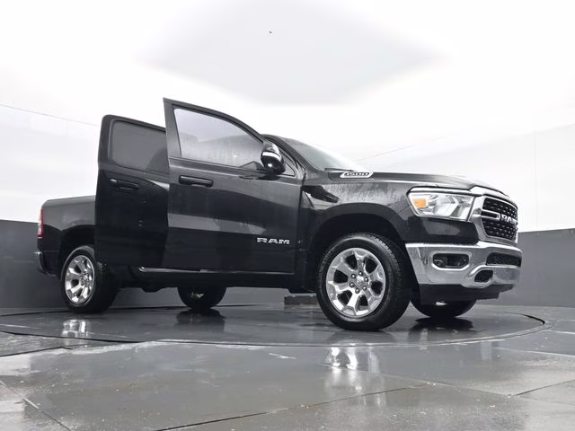 2022 Diamond Black Crystal Pearlcoat Ram 1500 Big Horn/Lone Star 4X4 Truck
