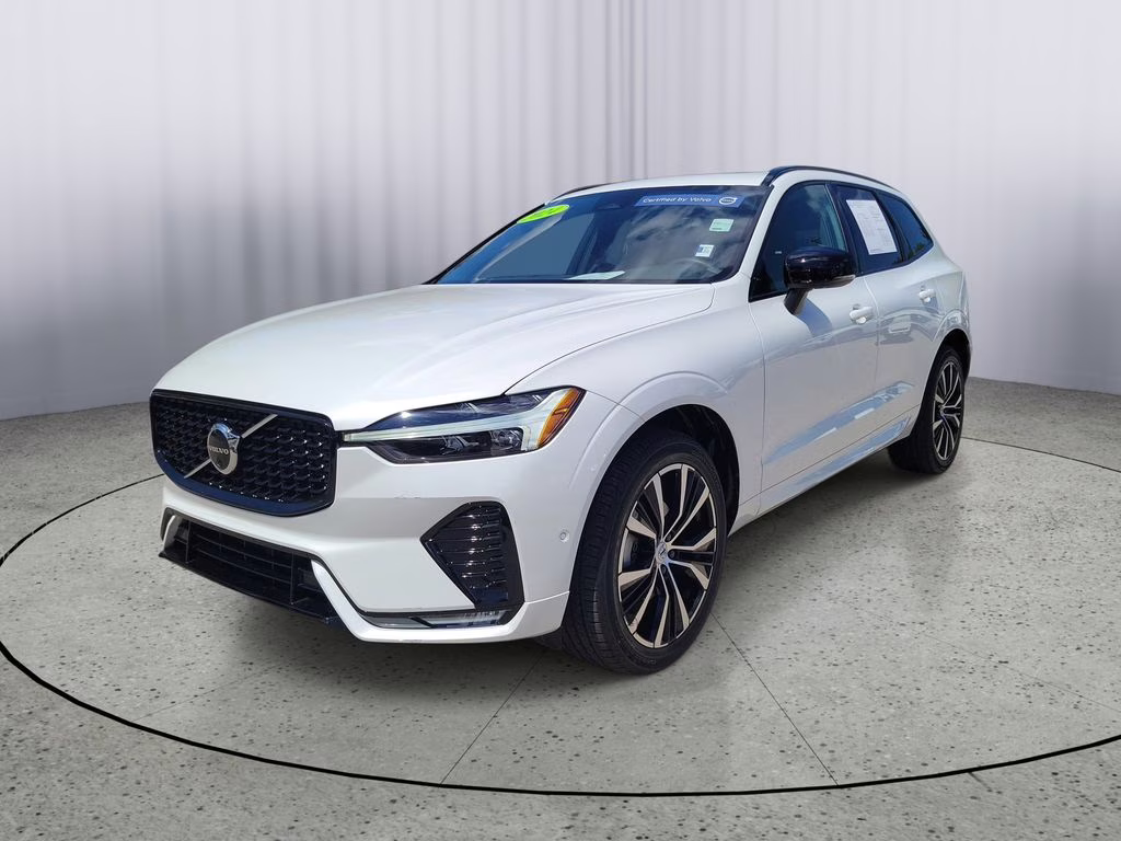 2024 Crystal White Metallic Volvo XC60 Plus Dark Theme AWD SUV