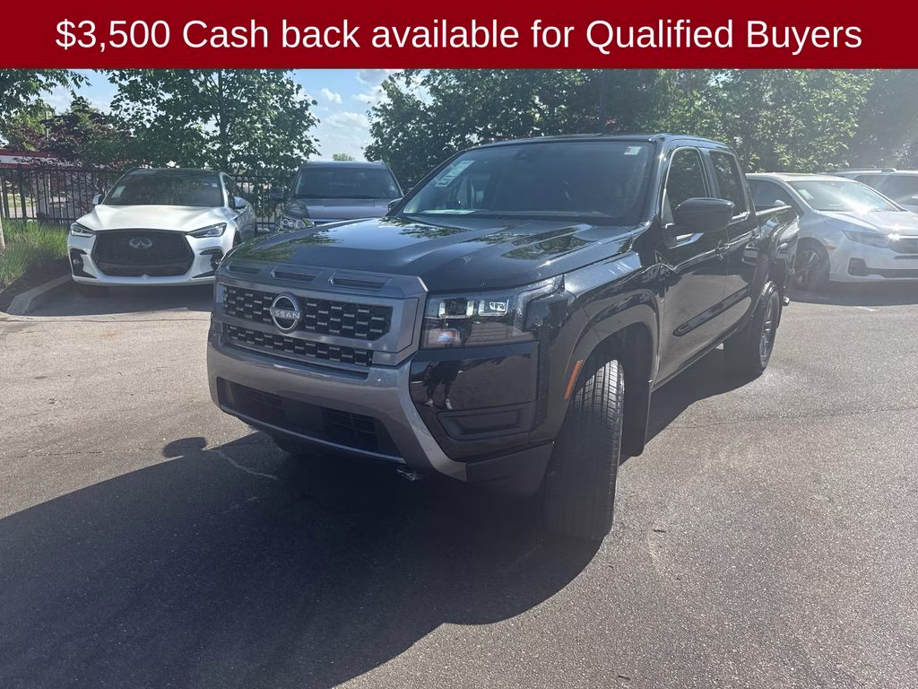 2026 Super Black Nissan Frontier SV 4X4 Truck