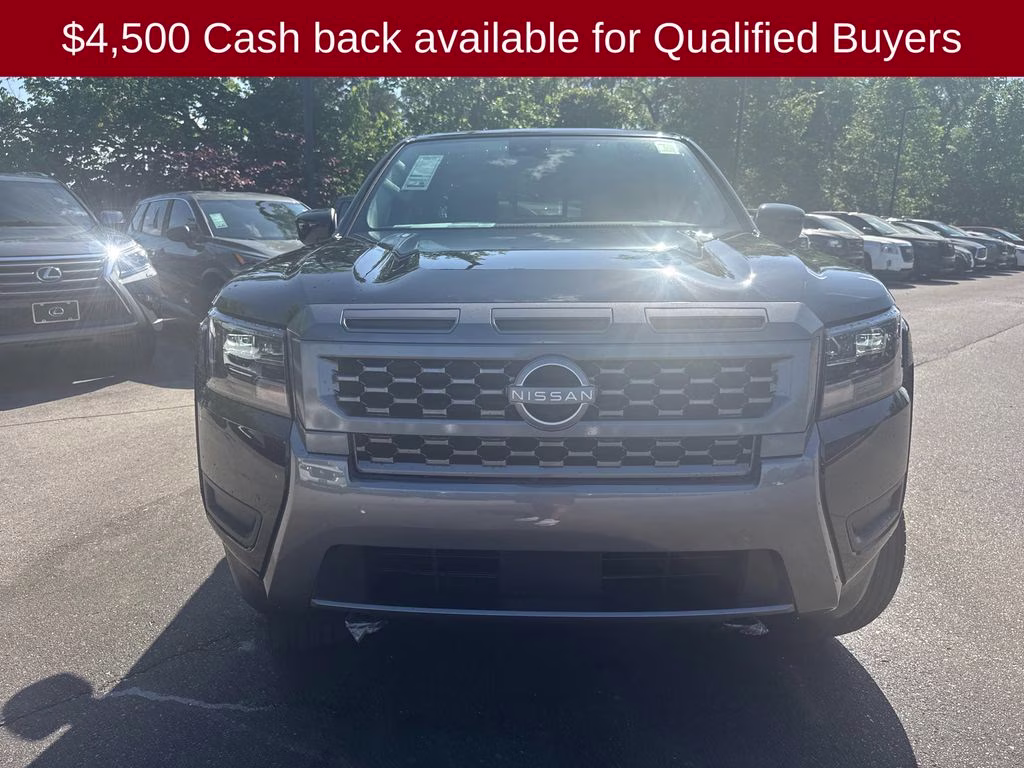 2026 Super Black Nissan Frontier SV 4X4 Truck