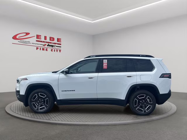 2026 Bright White Clearcoat Jeep Cherokee Limited 4X4 SUV