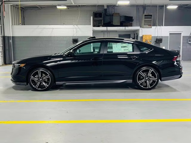 2026 Crystal Black Pearl Honda Accord Hybrid Sport FWD Sedan