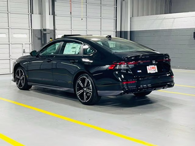 2026 Crystal Black Pearl Honda Accord Hybrid Sport FWD Sedan