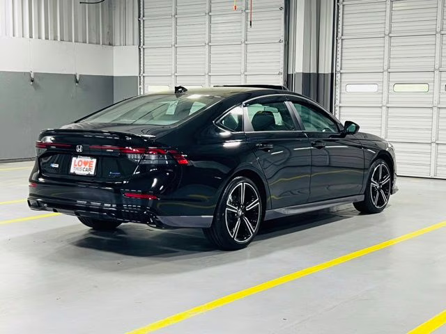 2026 Crystal Black Pearl Honda Accord Hybrid Sport FWD Sedan