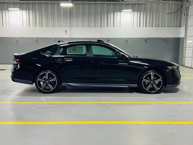 2026 Crystal Black Pearl Honda Accord Hybrid Sport FWD Sedan