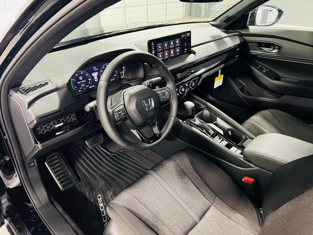 2026 Crystal Black Pearl Honda Accord Hybrid Sport FWD Sedan