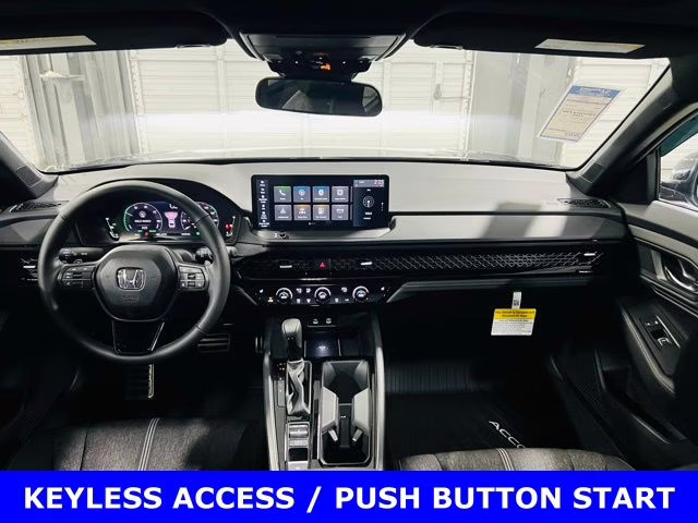 2026 Crystal Black Pearl Honda Accord Hybrid Sport FWD Sedan