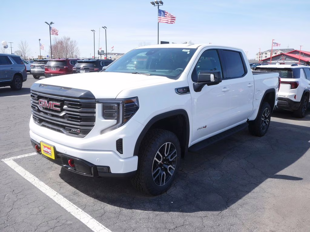 2026 Summit White GMC Sierra 1500 AT4 4X4 Truck