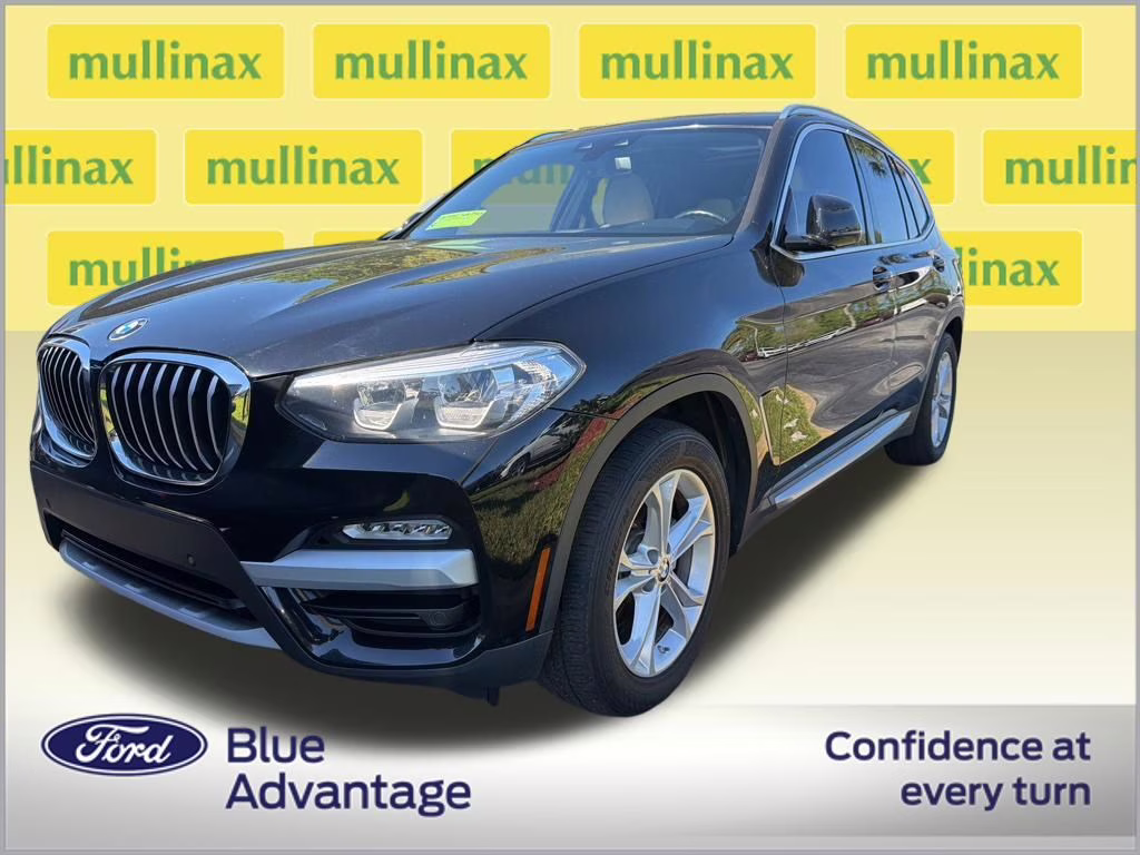 2019 Jet Black BMW X3 sDrive30i RWD SUV