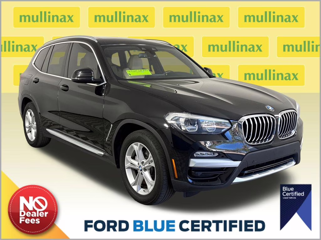 2019 Jet Black BMW X3 sDrive30i RWD SUV