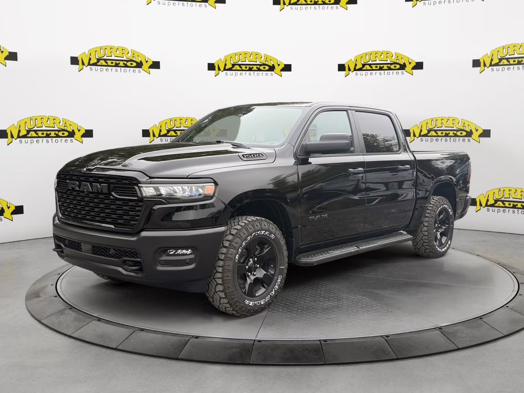 2026 Diamond Black Crystal Pearlcoat Ram 1500 Warlock 4X4 Truck