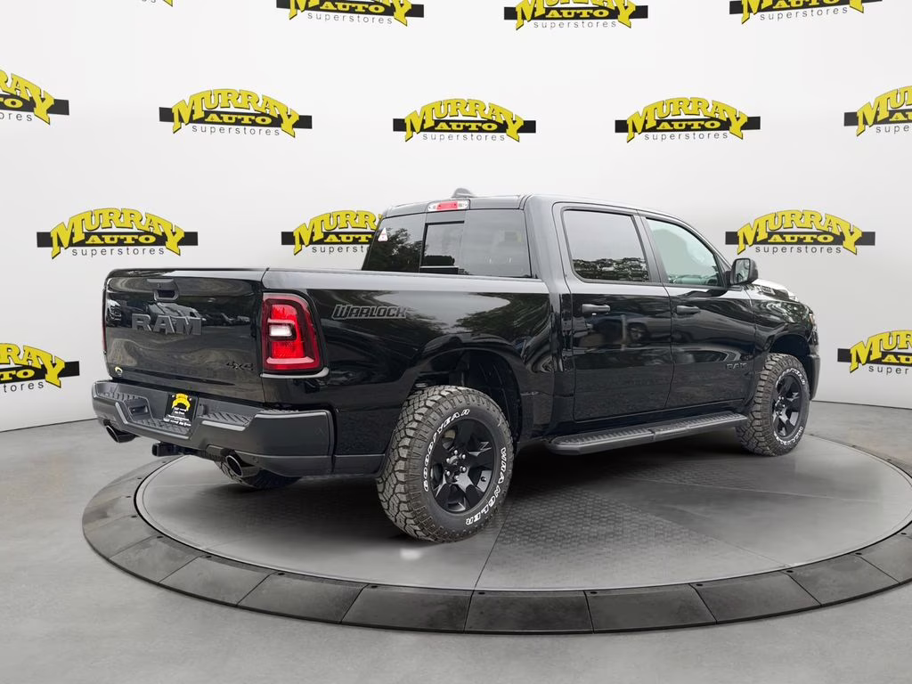 2026 Diamond Black Crystal Pearlcoat Ram 1500 Warlock 4X4 Truck