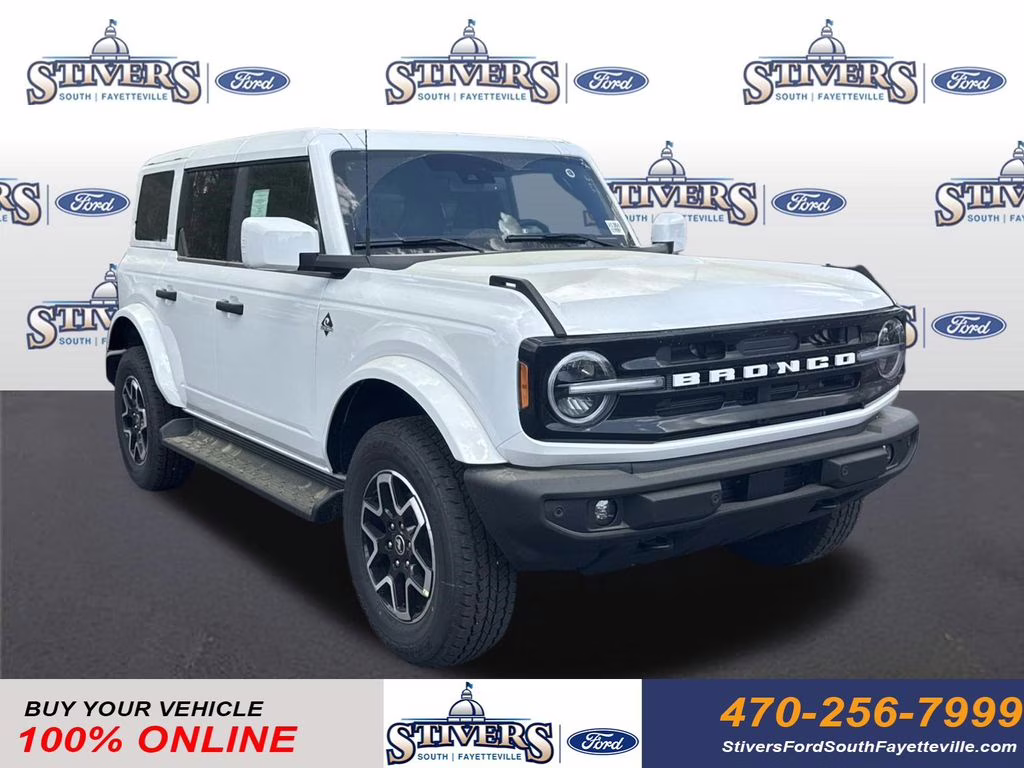 2026 Oxford White Ford Bronco Outer Banks 4X4 SUV