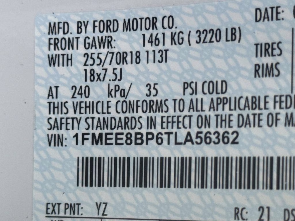 2026 Oxford White Ford Bronco Outer Banks 4X4 SUV