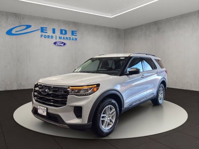 2026 Space White Metallic Ford Explorer Active 4X4 SUV
