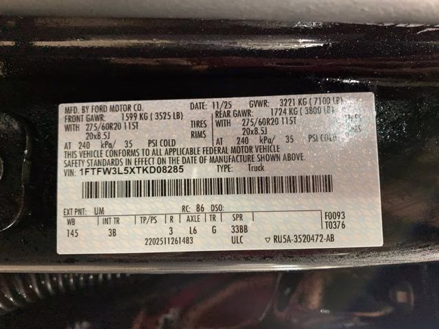 2026 Agate Black Metallic Ford F-150 XLT ROCKY RIDGE 4X4 Truck