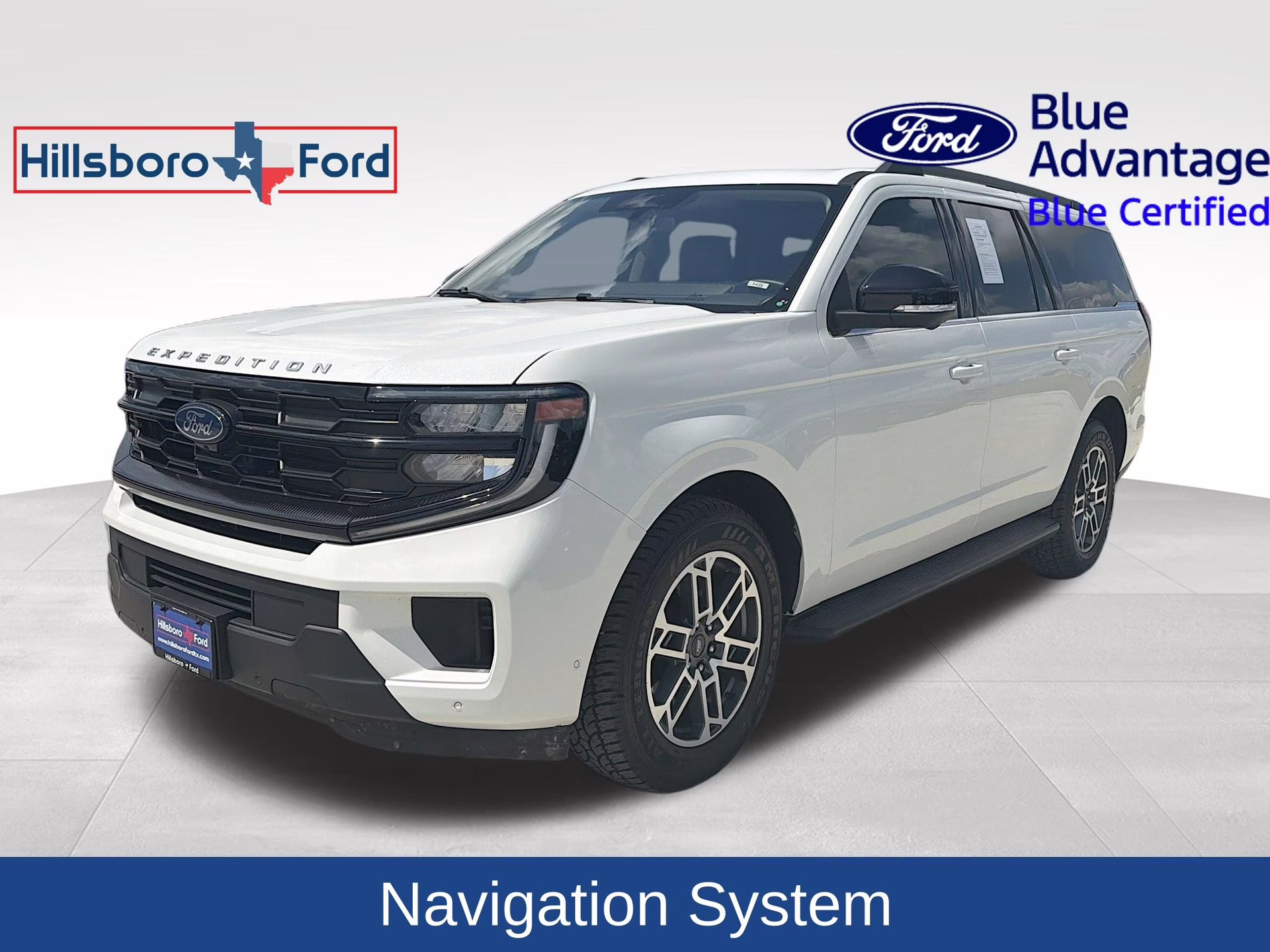 2025 Star White Metallic Tri-Coat Ford Expedition Max Active 4X4 SUV