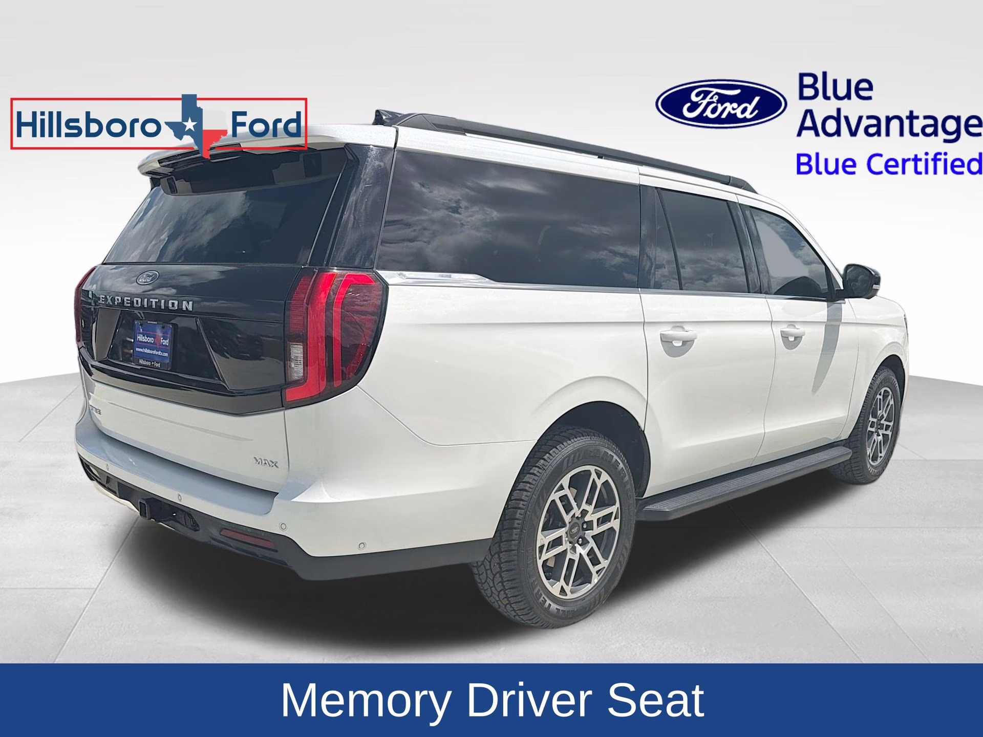 2025 Star White Metallic Tri-Coat Ford Expedition Max Active 4X4 SUV