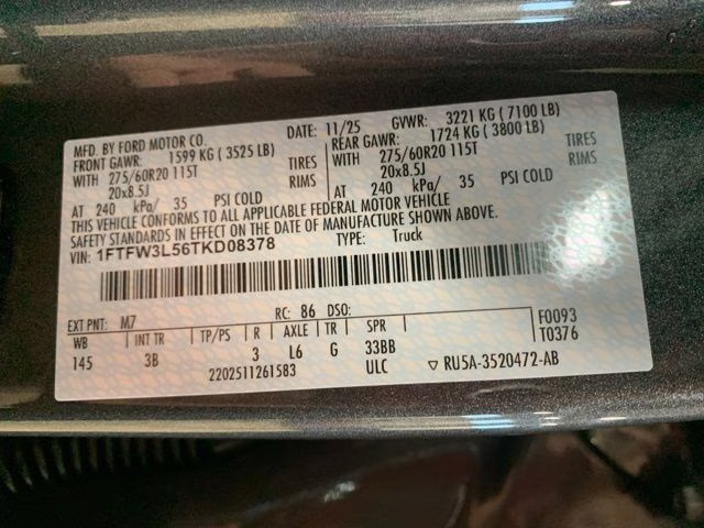 2026 Carbonized Gray Metallic Ford F-150 XLT ROCKY RIDGE 4X4 Truck