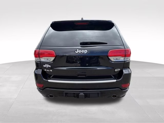 2018 Diamond Black Crystal Pearlcoat Jeep Grand Cherokee Overland 4X4 SUV