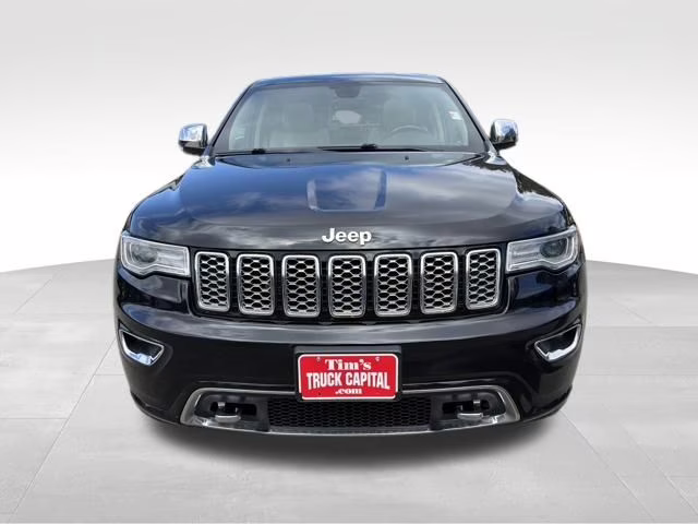 2018 Diamond Black Crystal Pearlcoat Jeep Grand Cherokee Overland 4X4 SUV