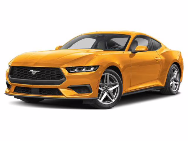 2026 Orange Fury Metallic Tri-Coat Ford Mustang EcoBoost Premium RWD Coupe