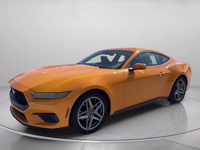 2026 Orange Fury Metallic Tri-Coat Ford Mustang EcoBoost Premium RWD Coupe