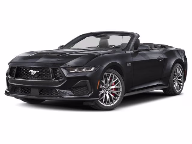 2026 Shadow Black Ford Mustang GT Premium RWD Convertible