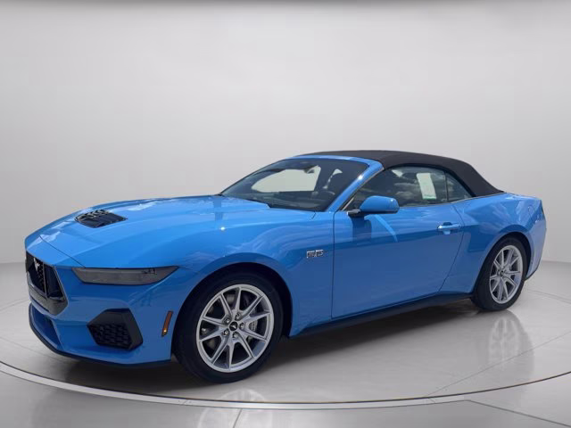 2026 Grabber Blue Metallic Ford Mustang GT Premium RWD Convertible