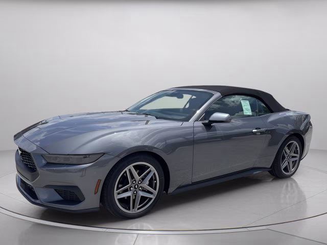 2026 Carbonized Gray Metallic Ford Mustang EcoBoost Premium RWD Convertible