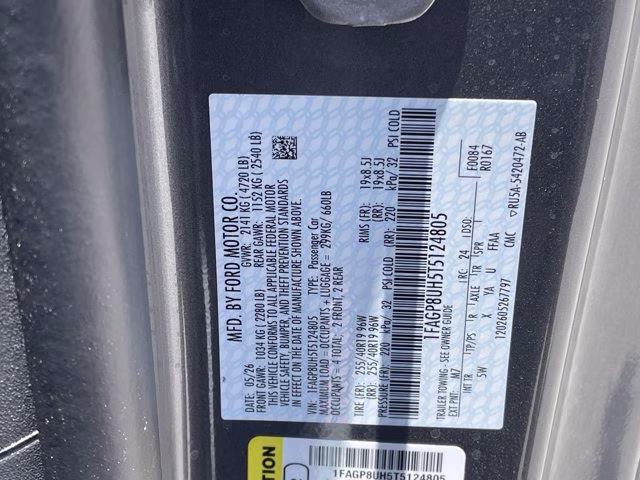2026 Carbonized Gray Metallic Ford Mustang EcoBoost Premium RWD Convertible