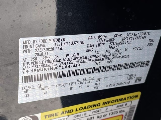 2026 Stone Blue Metallic Ford Expedition Max Active RWD SUV