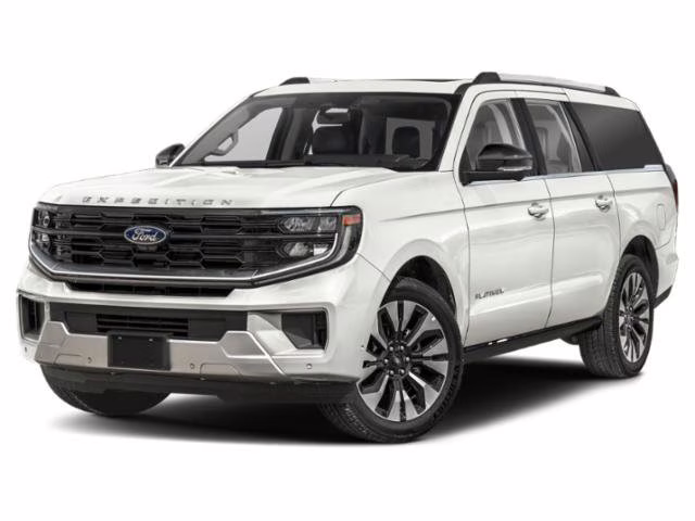 2026 Star White Metallic Tri-Coat Ford Expedition Max Platinum 4X4 SUV