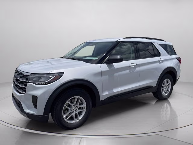 2026 Space White Metallic Ford Explorer Active RWD SUV