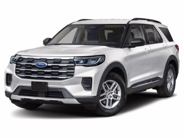 2026 Space White Metallic Ford Explorer Active RWD SUV