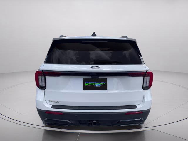 2026 Star White Metallic Tri-Coat Ford Explorer ST-Line RWD SUV
