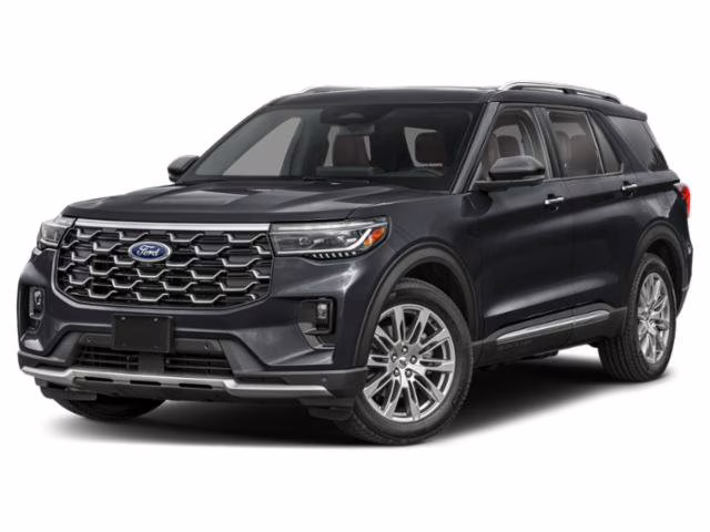 2026 Agate Black Metallic Ford Explorer Platinum 4X4 SUV