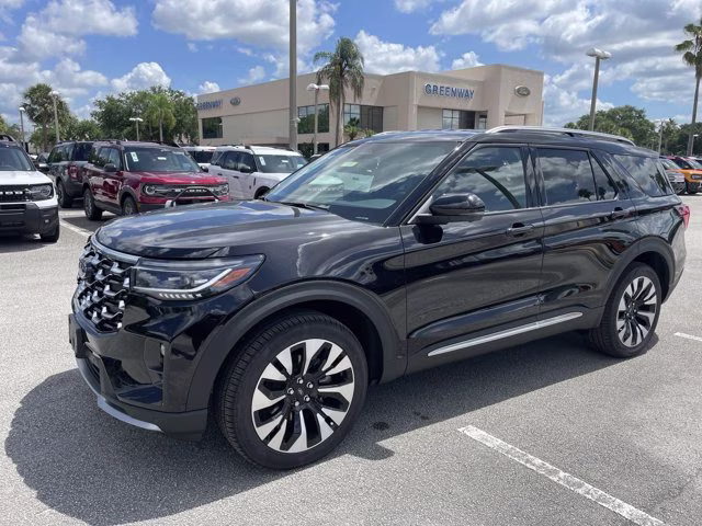 2026 Agate Black Metallic Ford Explorer Platinum 4X4 SUV