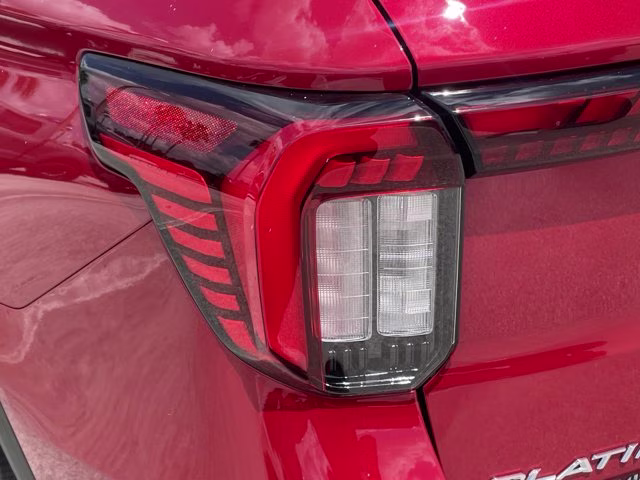 2026 Rapid Red Metallic Tinted Clearcoat Ford Explorer Platinum 4X4 SUV