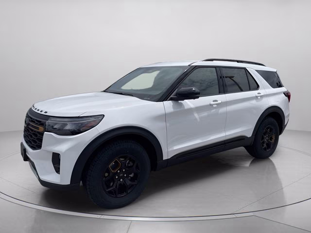 2026 Star White Metallic Tri-Coat Ford Explorer Tremor 4X4 SUV