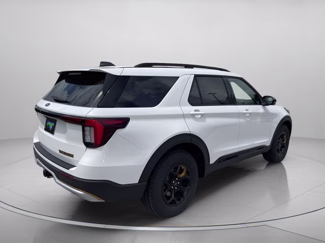 2026 Star White Metallic Tri-Coat Ford Explorer Tremor 4X4 SUV