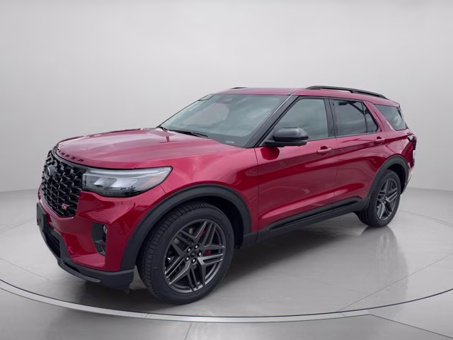 2026 Rapid Red Metallic Tinted Clearcoat Ford Explorer ST RWD SUV
