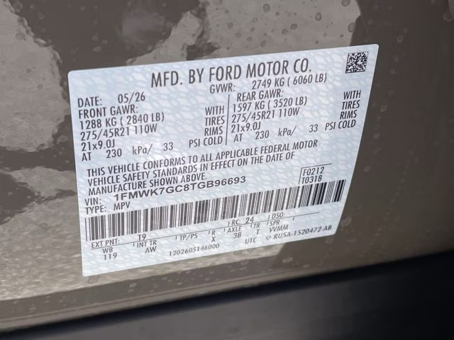2026 Marsh Gray Ford Explorer ST RWD SUV