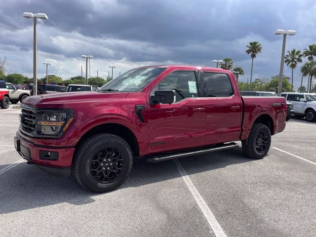 2026 Ruby Red Metallic Tinted Clearcoat Ford F-150 XLT 4X4 Truck