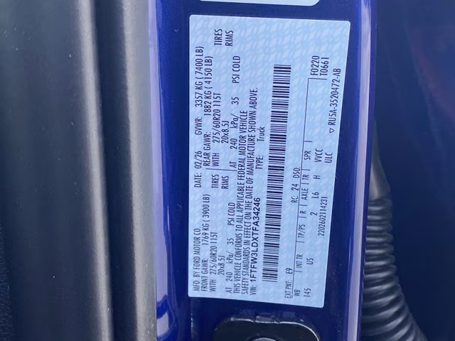 2026 Argon Blue Metallic Ford F-150 XLT 4X4 Truck
