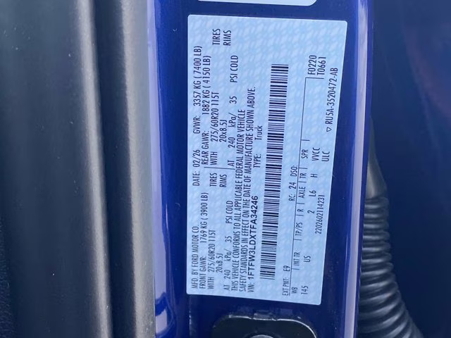 2026 Argon Blue Metallic Ford F-150 XLT 4X4 Truck